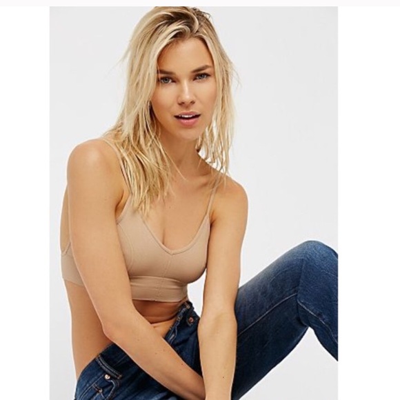 Intimately Free People Nude Low Back Bralette XS/S - Picture 2 of 8